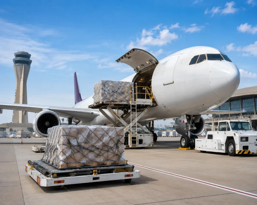 Cargo Aircraft Providing International Air Freight and Express Logistics Services in Saudi Arabia