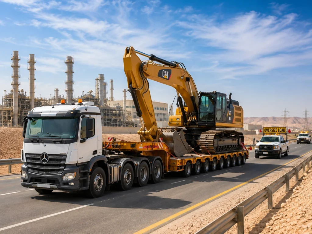 Heavy Equipment Transportation Services for Industrial Machinery and Oversized Cargo
