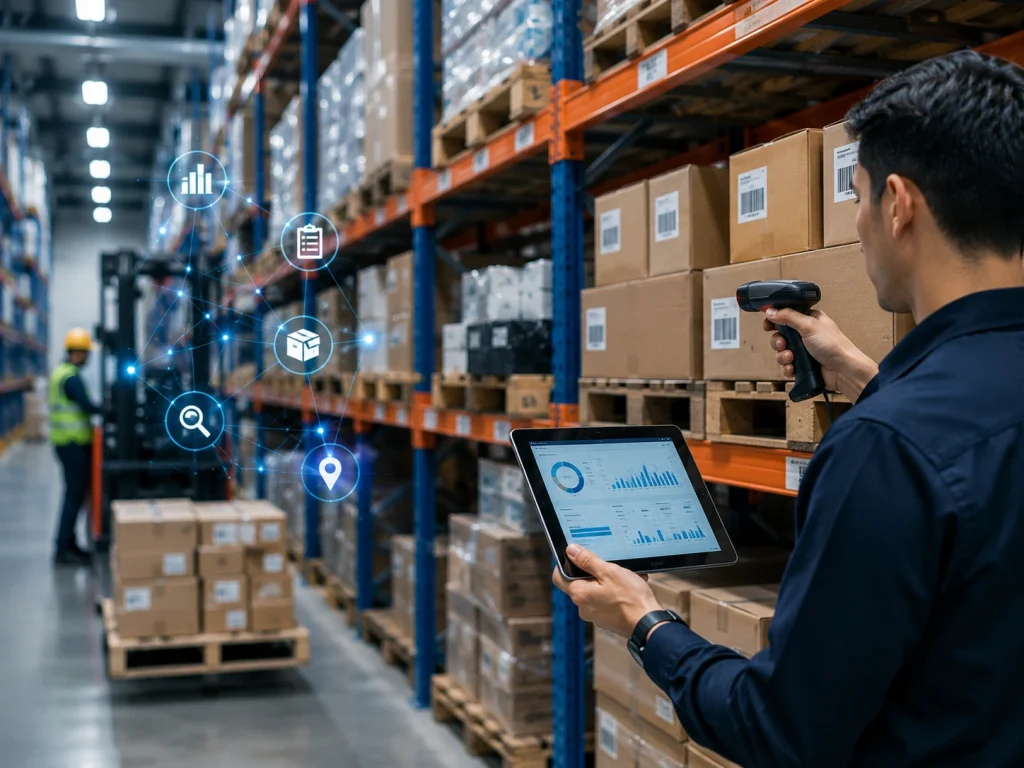 Inventory Management Services with Real Time Stock Monitoring and Barcode Scanning