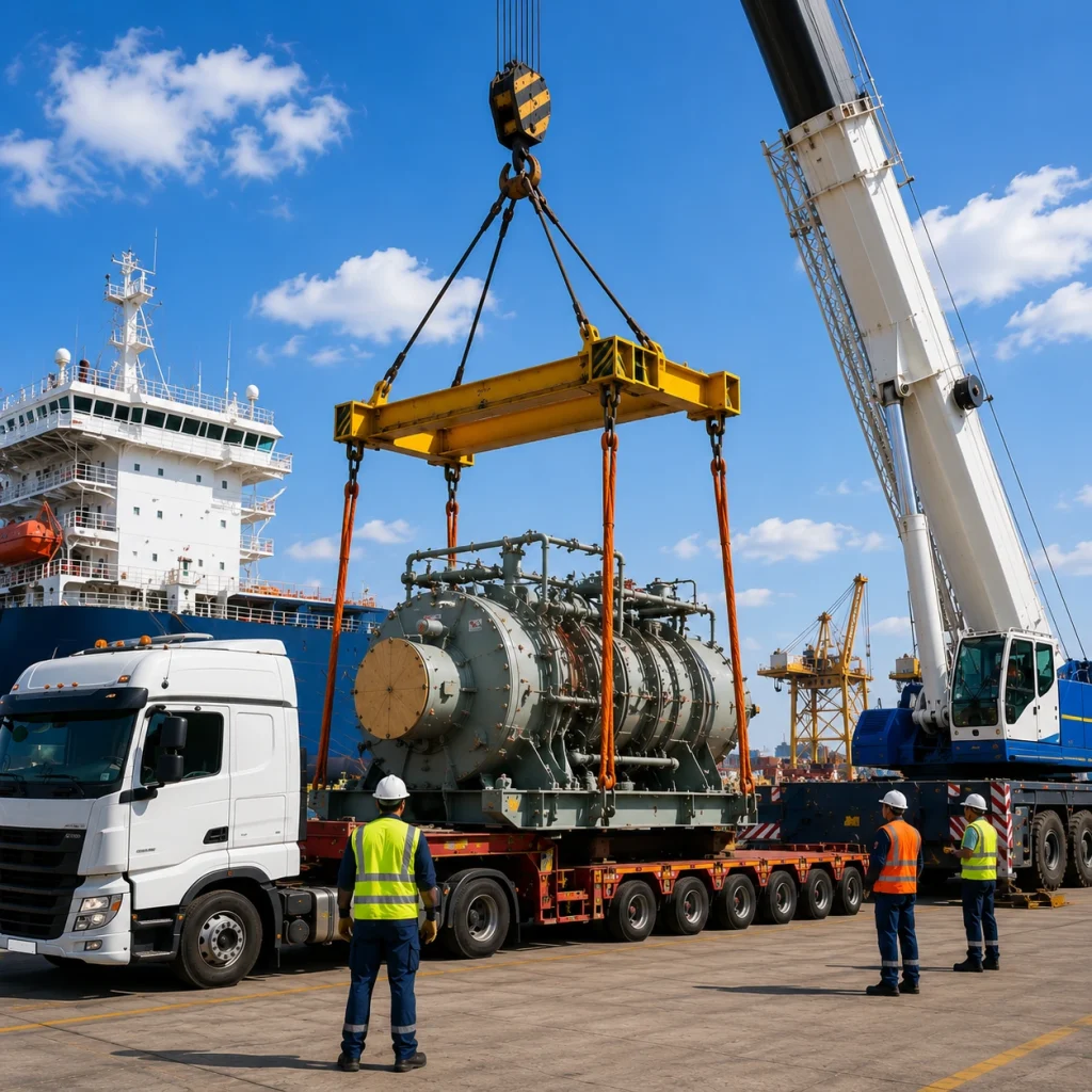 Project Handling Services with Heavy Lift Equipment and Industrial Cargo Operations