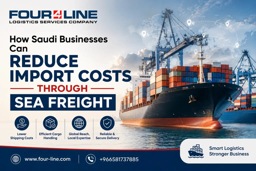 Sea freight container shipping helping Saudi businesses reduce import costs