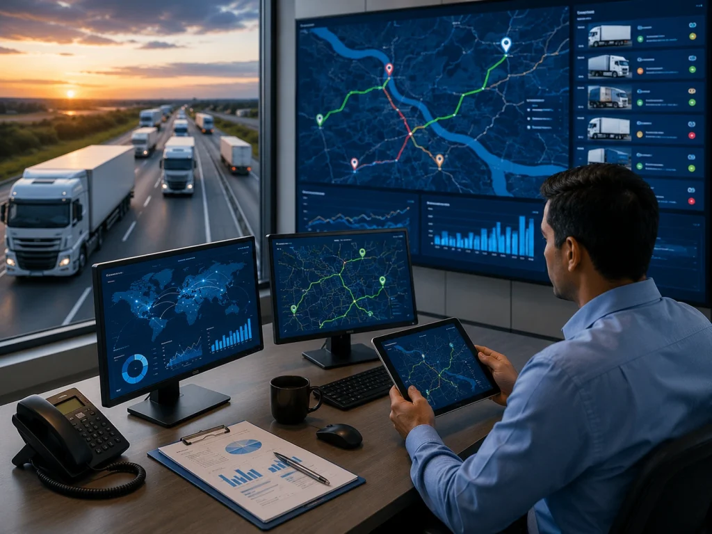 Transportation Management Services with Freight Coordination and Route Optimization