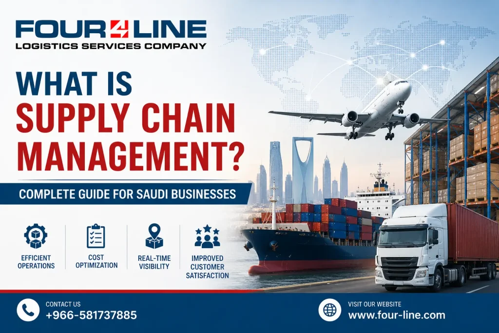 Supply Chain Management in Saudi Arabia by Four-line.com