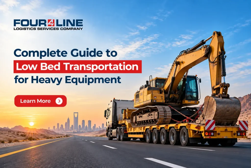 Low Bed Transportation for Heavy Equipment