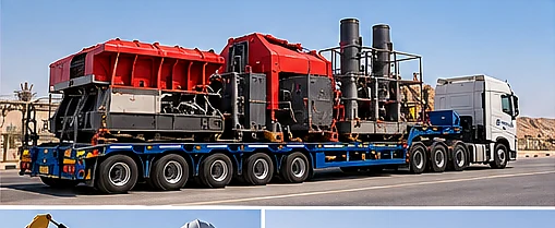 Oversized industrial project cargo
